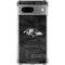 NFL Baltimore Ravens Black & White Google Pixel 7a Clear Case